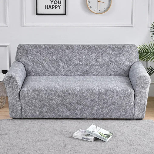 Housse de canapé extensible motifs CORINNE | Ajustable