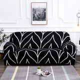 Housse de canapé extensible motifs CARBON | Ajustable