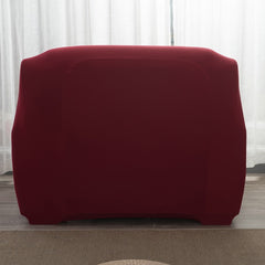 Housse de canapé rouge foncé NEWTON | Extensible