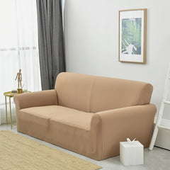 Housse de canapé imperméable beige RIVERTON | Extensible