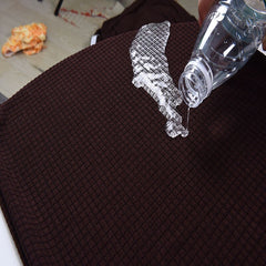 Housse de canapé imperméable marron RIVERTON | Extensible