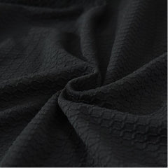 Housse de canapé imperméable noir RIVERTON | Extensible