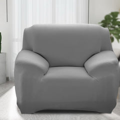 Housse de canapé grise extensible NEWTON | Ajustable