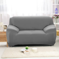 Housse de canapé grise extensible NEWTON | Ajustable