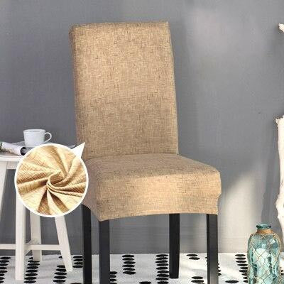 Housse de chaise CORINNE | Extensible & Élastique