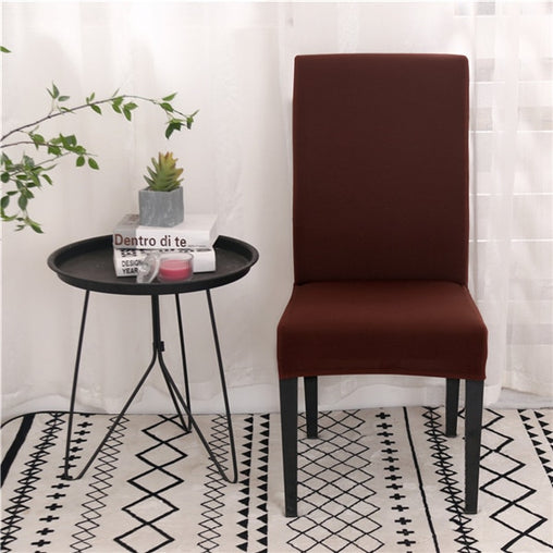 Housse de chaise NEWTON - Café | Extensible & Élastique