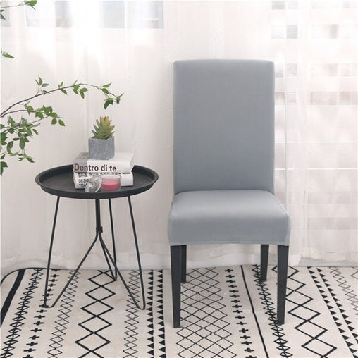 Housse de chaise NEWTON - Gris | Extensible & Élastique