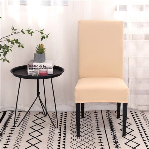 Housse de chaise NEWTON - Beige | Extensible & Élastique