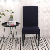 Housse de chaise NEWTON - Marine | Extensible & Élastique