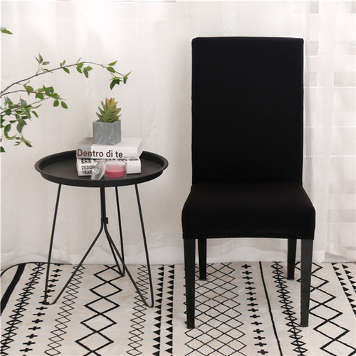 Housse de chaise NEWTON - Noir | Extensible & Élastique