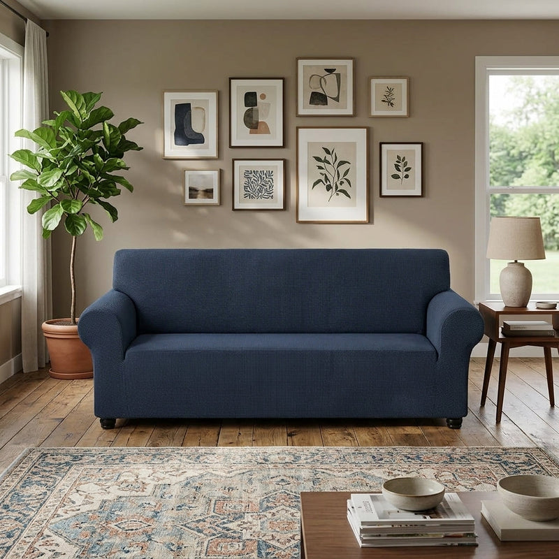 Housse de canapé imperméable bleu marine RIVERTONE