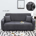Housse de canapé à motifs HARLOW - Anthracite