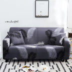 Housse de canapé à motifs HARLOW - Ardoise