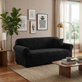 Housse de canapé extensible unie NEWTON – Noir