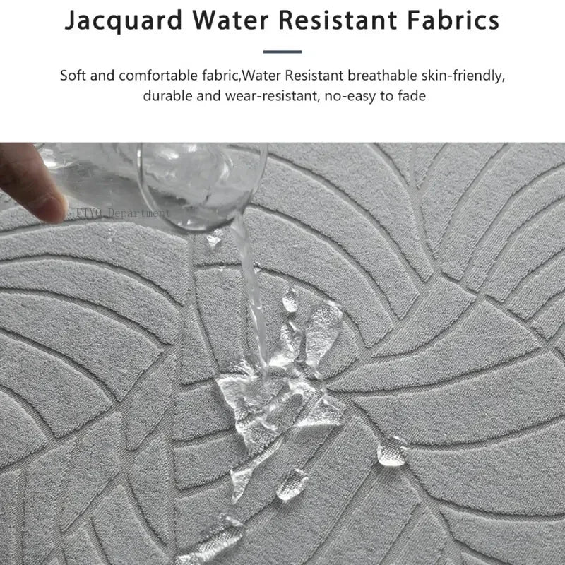 Tissu imperméable SEAFORD : l'eau perle sans traverser