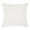 Housse de coussin unie HAVEN blanc