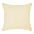 Housse de coussin unie HAVEN beige