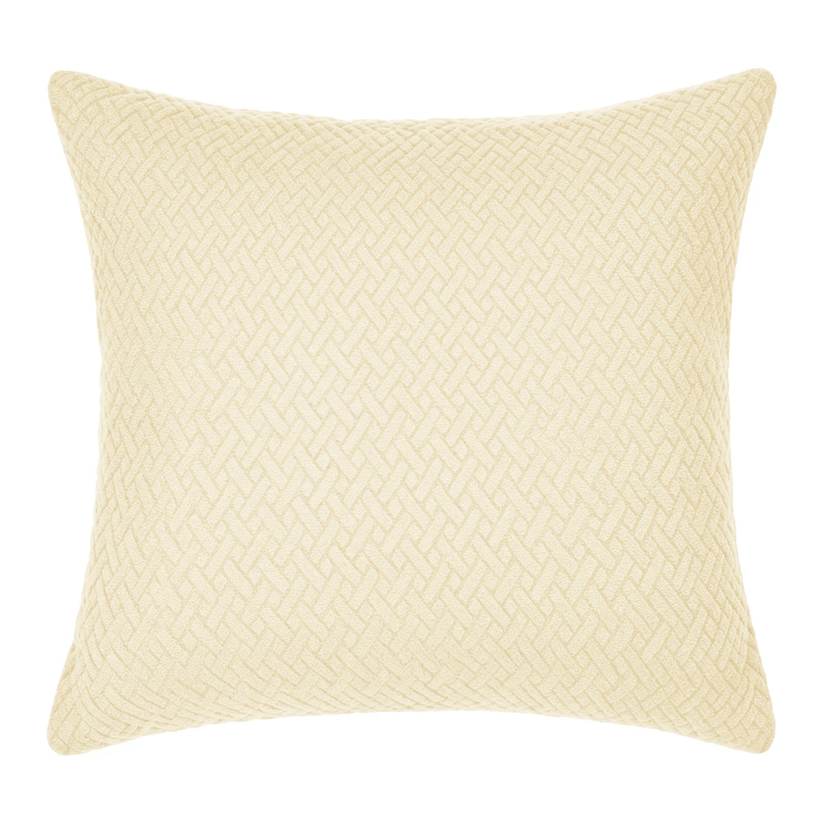 Housse de coussin unie HAVEN beige