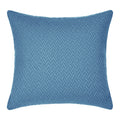 Housse de coussin unie HAVEN bleu