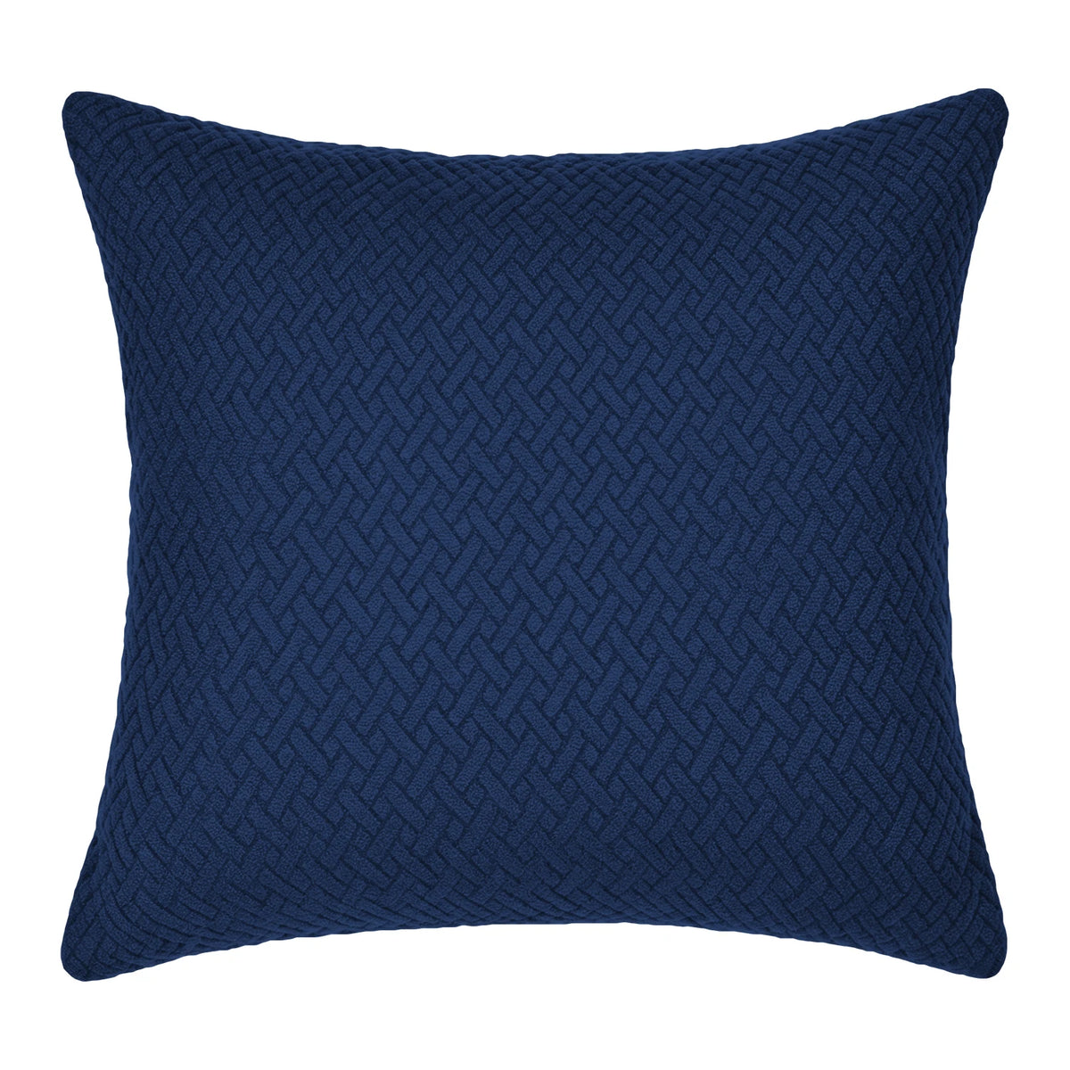 Housse de coussin unie HAVEN bleu marine