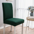 Housse de chaise extensible unie NEWTON vert sapin