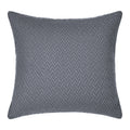 Housse de coussin unie HAVEN gris