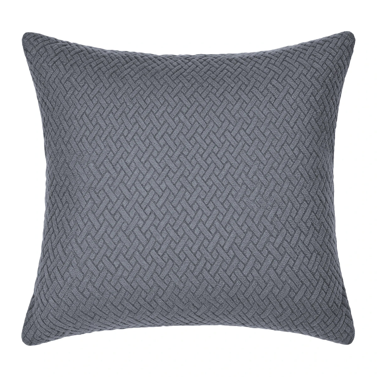 Housse de coussin unie HAVEN gris