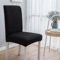 Housse de chaise extensible unie NEWTON noir
