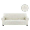 Housse de canapé imperméable unie RIVERTONE blanc