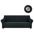 Housse de canapé imperméable unie RIVERTONE noir