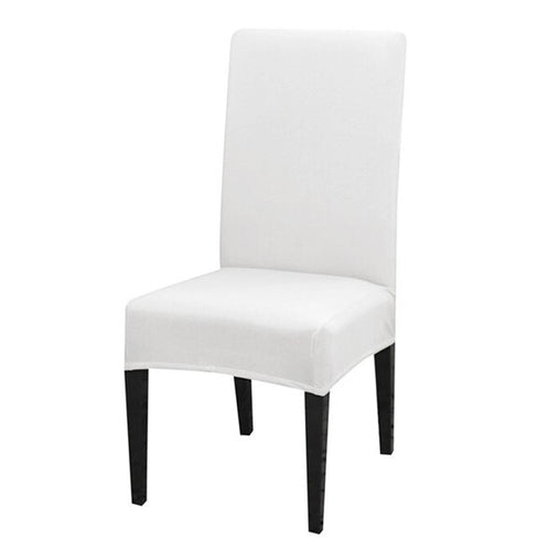 Housse de chaise NEWTON - Blanc | Extensible & Élastique